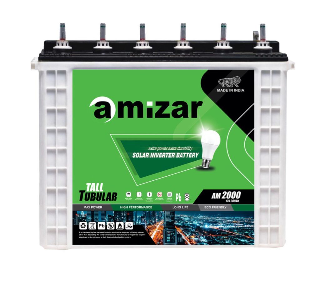 AMIZAR 200AH 12V Tall Tubular Solar Battery Solarman Power Solutions amizar-200ah-12v-tall-tubular-solar-battery-solarman-power-solutions