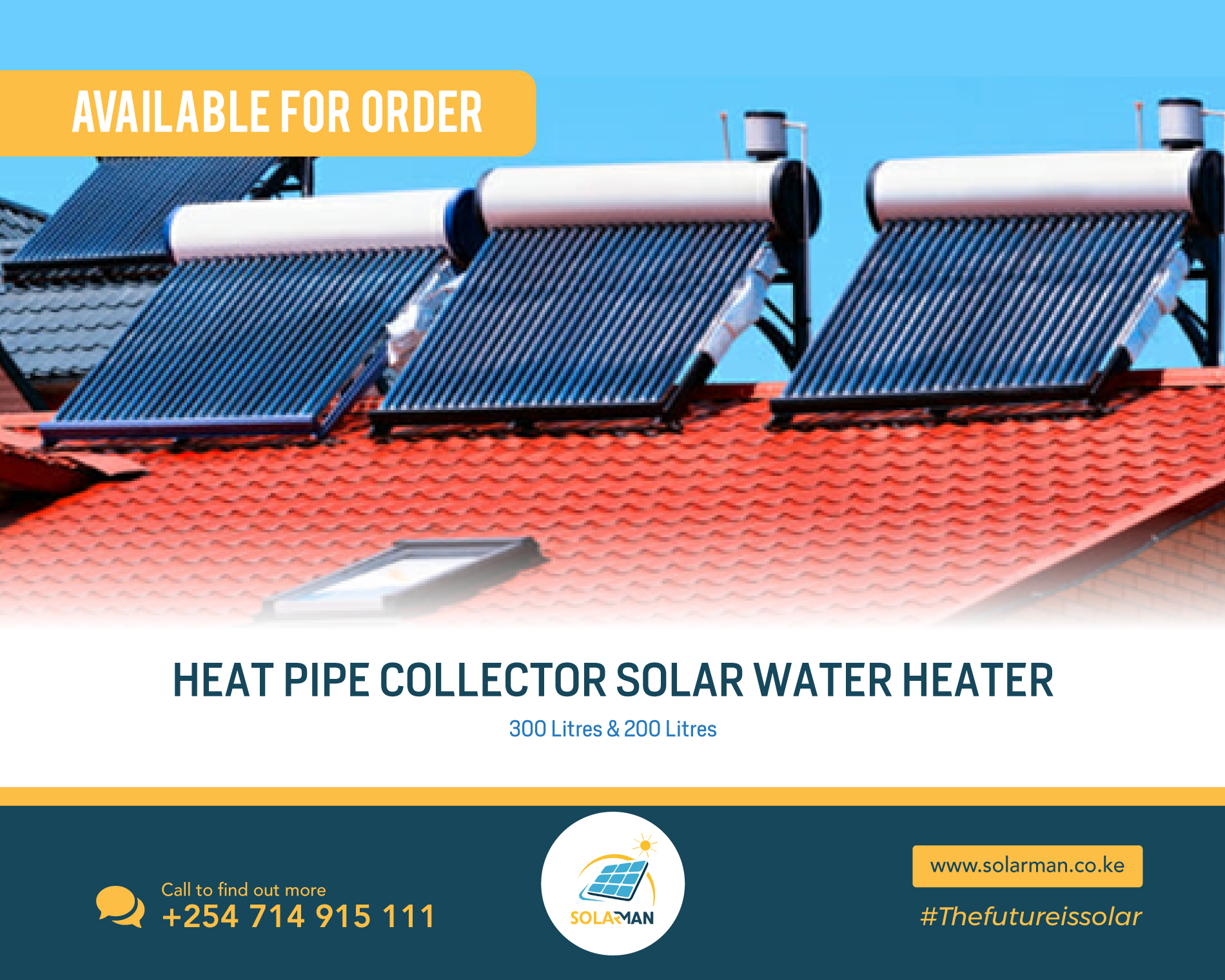 Solar Water Heater - Solarman Kenya