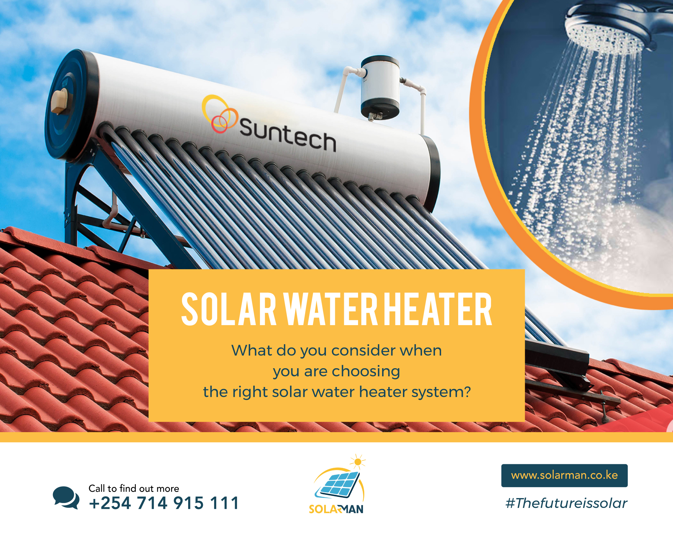 Solar Water Heater - Solarman Kenya