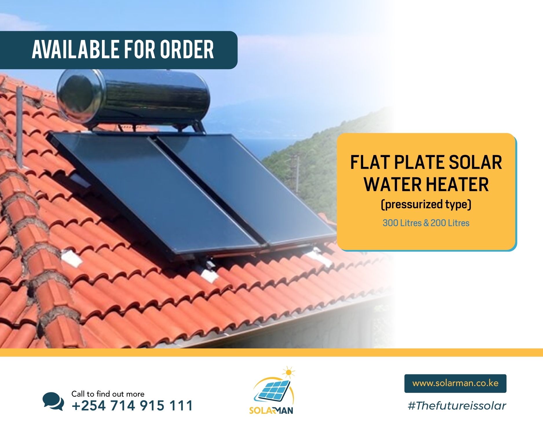 Solar Water Heater - Solarman Kenya