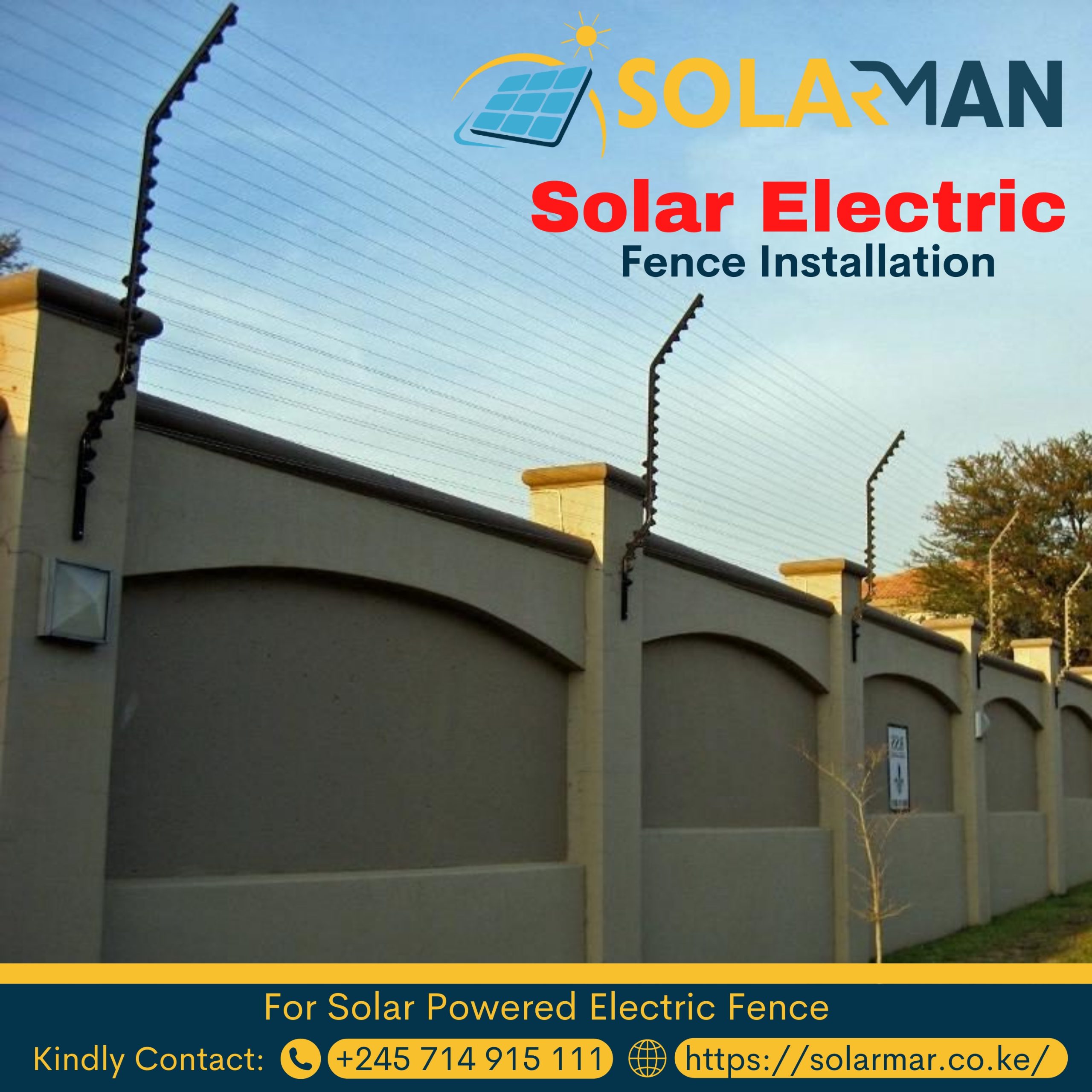 Solar Electric Fence - Solarman Kenya