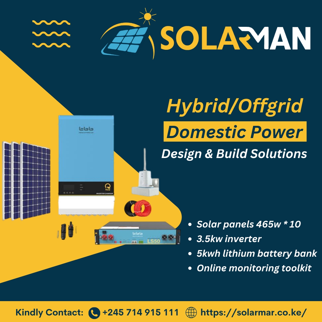 Hybrid/Offgrid Power - Solarman Kenya