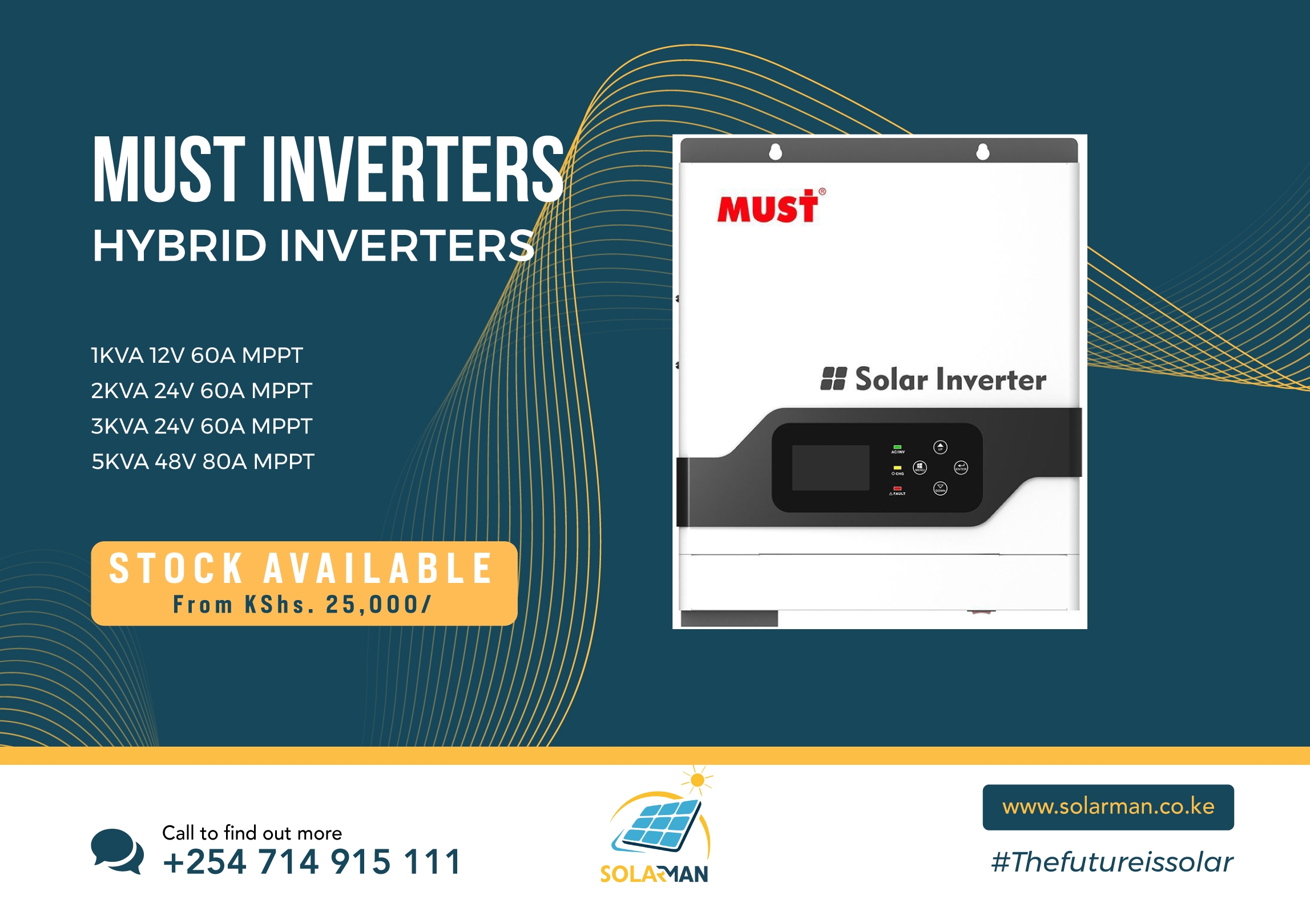 MUST Hybrid Inverter - Solarman Kenya