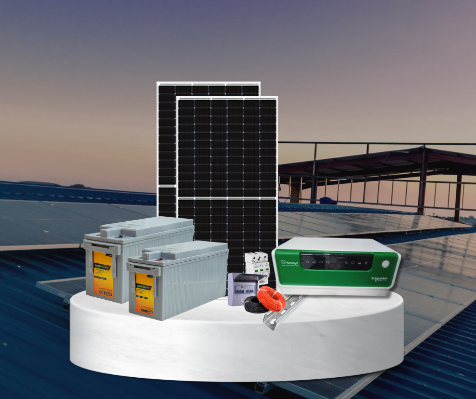 Affordable 3 kVA Home Solar System with Tall Tubular Batteries – KES 163,000