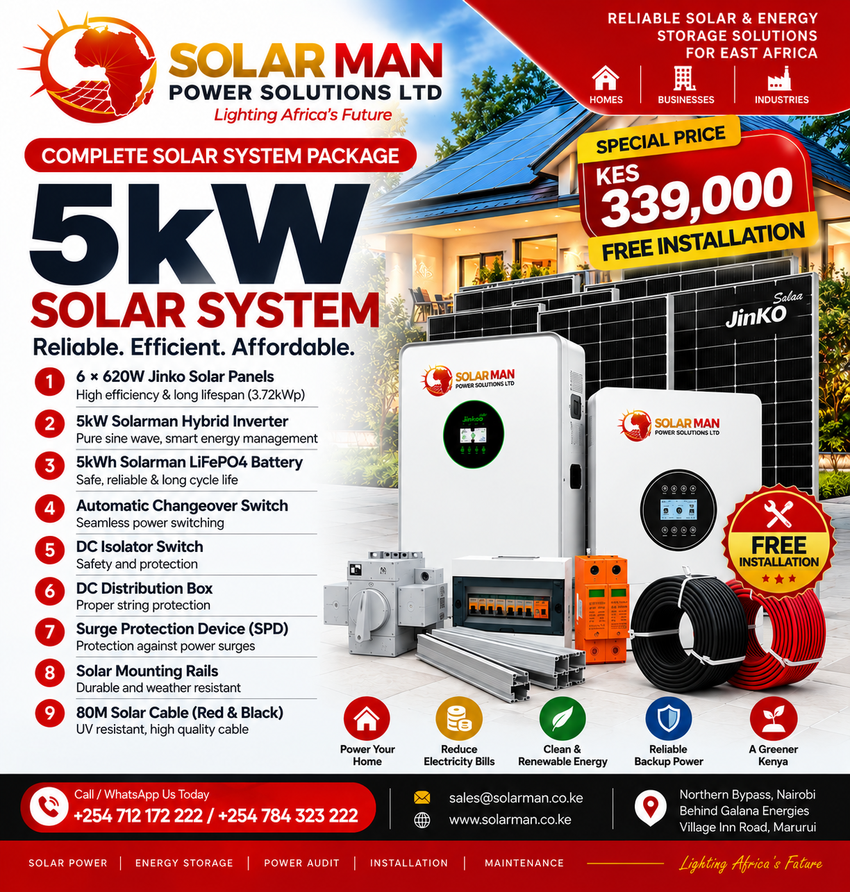 5kW Essential Home Solar System