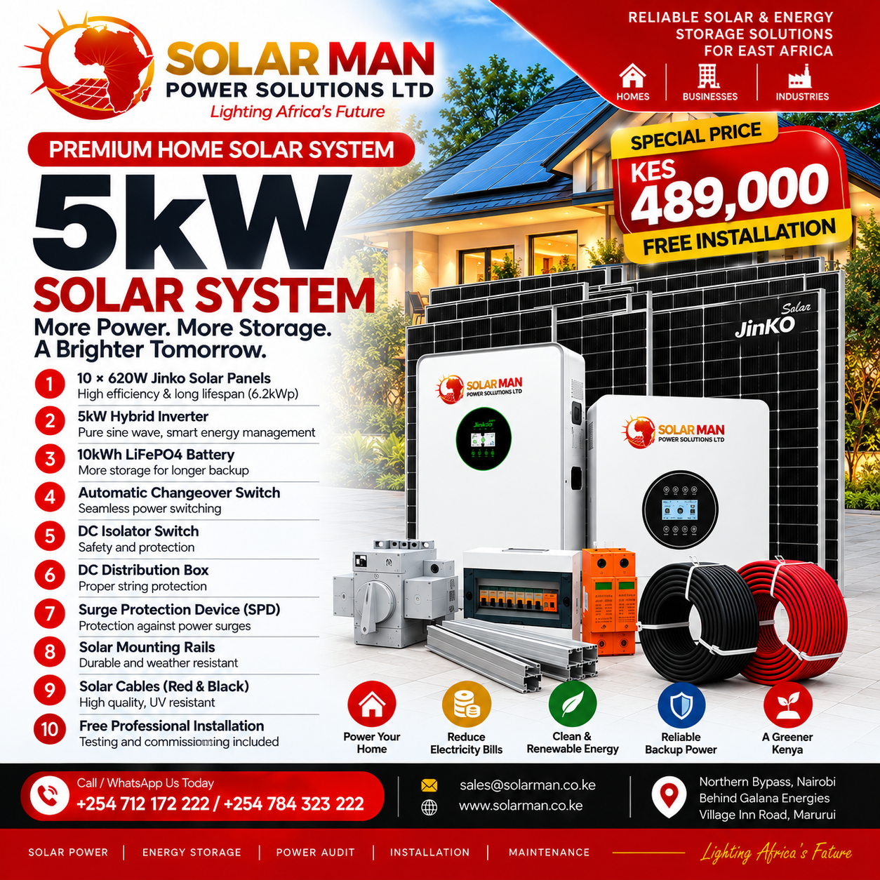 5kW Premium Home Solar System